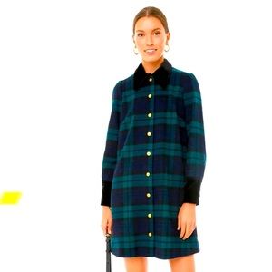 Tuckernuck Twiggy Black-watch dress Medium